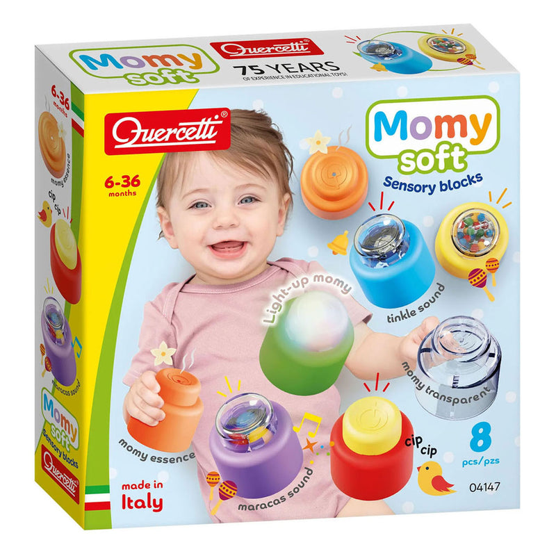 Quercetti momy suave sensorial - 8 uds.