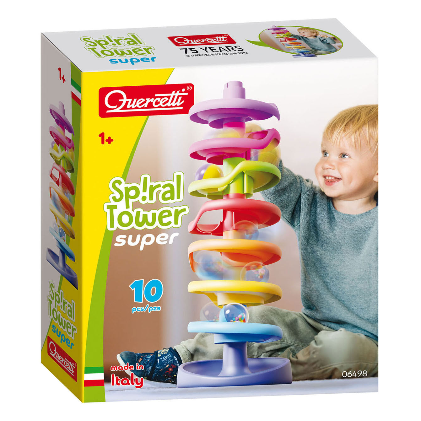 Torre a sfera a spirale Quercetti - 10 pz.