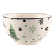 Svenska living schaaltje porselein met kerstboom afbeelding ã˜14cm