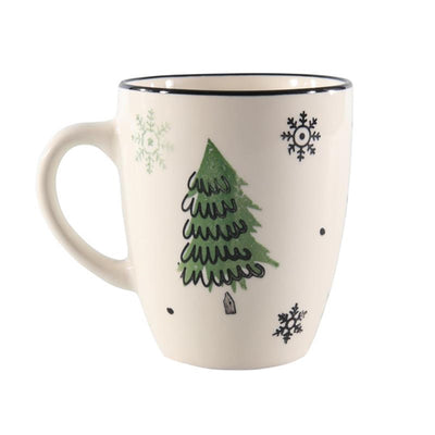Svenska living mug Christmas tree deco 350ml