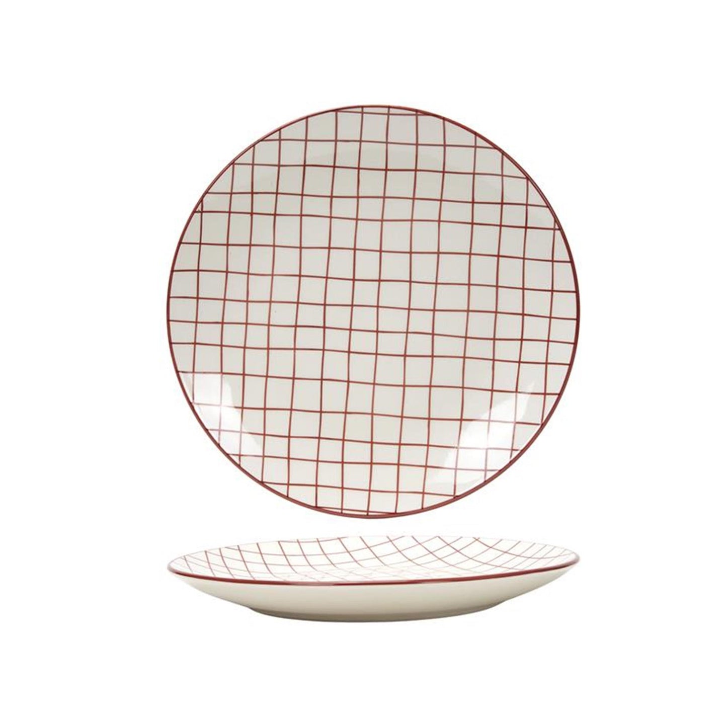 Piatto vivente Svenska 'berry' rosso ø26,5 cm