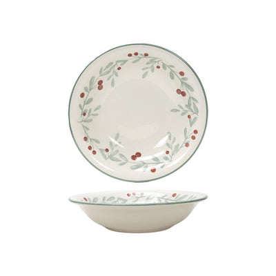 Svenska plato vivo verde intenso 'berry' ø20,5cm