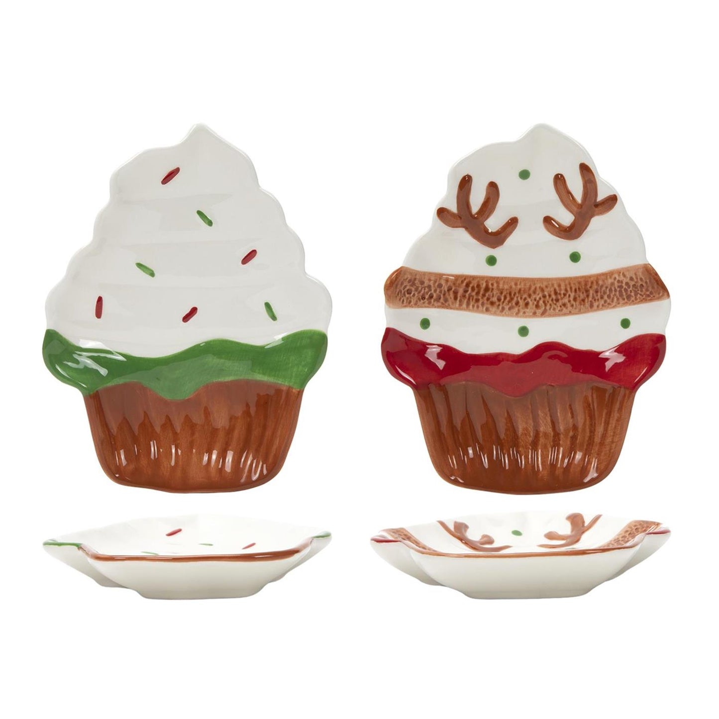 Svenska living plato navideño cupcake 18x13,8x2cm