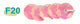Vaessen creative • pailletten flat pastel 6mm 450g roze