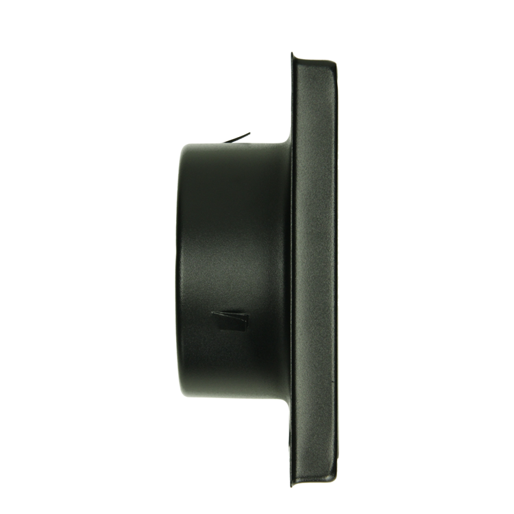 Renson 1068947 - rejilla campana extractora empotrable acero inoxidable 633 negro (dia 150) | 2 piezas