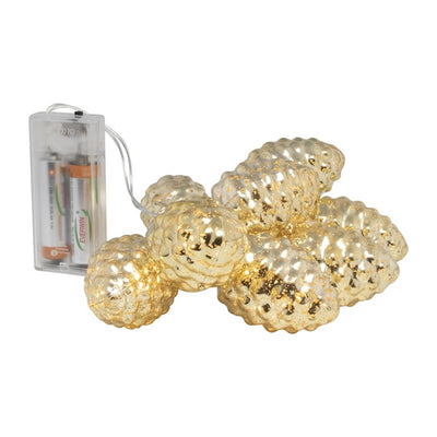 Svenska living Cable de iluminación LED piñas dorado