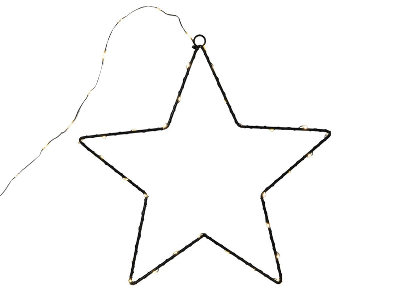 Svenska living ster metaal 50 led 40cm warm-wit