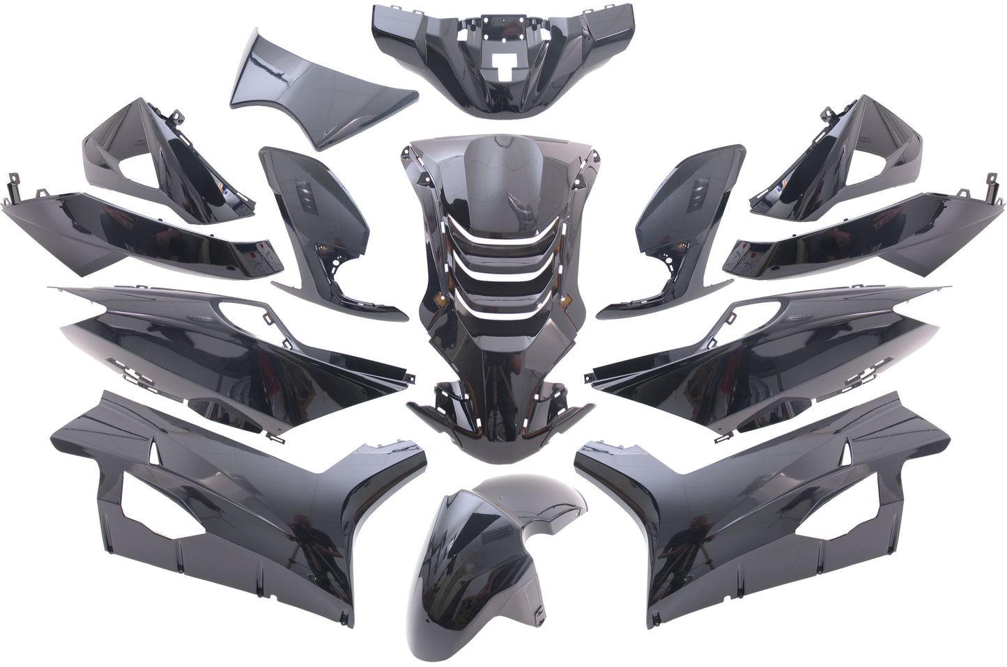 Edge Stores de 14 piezas para Speedfight 4 Metallic Black