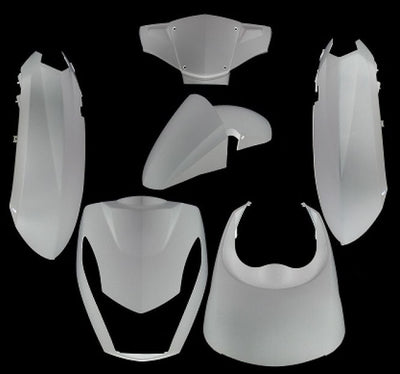 Lugar de borde de 6 piezas para Kisbee 2t 4t White