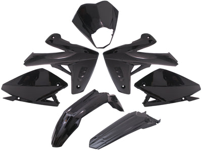 Edge plaatset 7-delig voor rieju mrt 50 sm - zwart