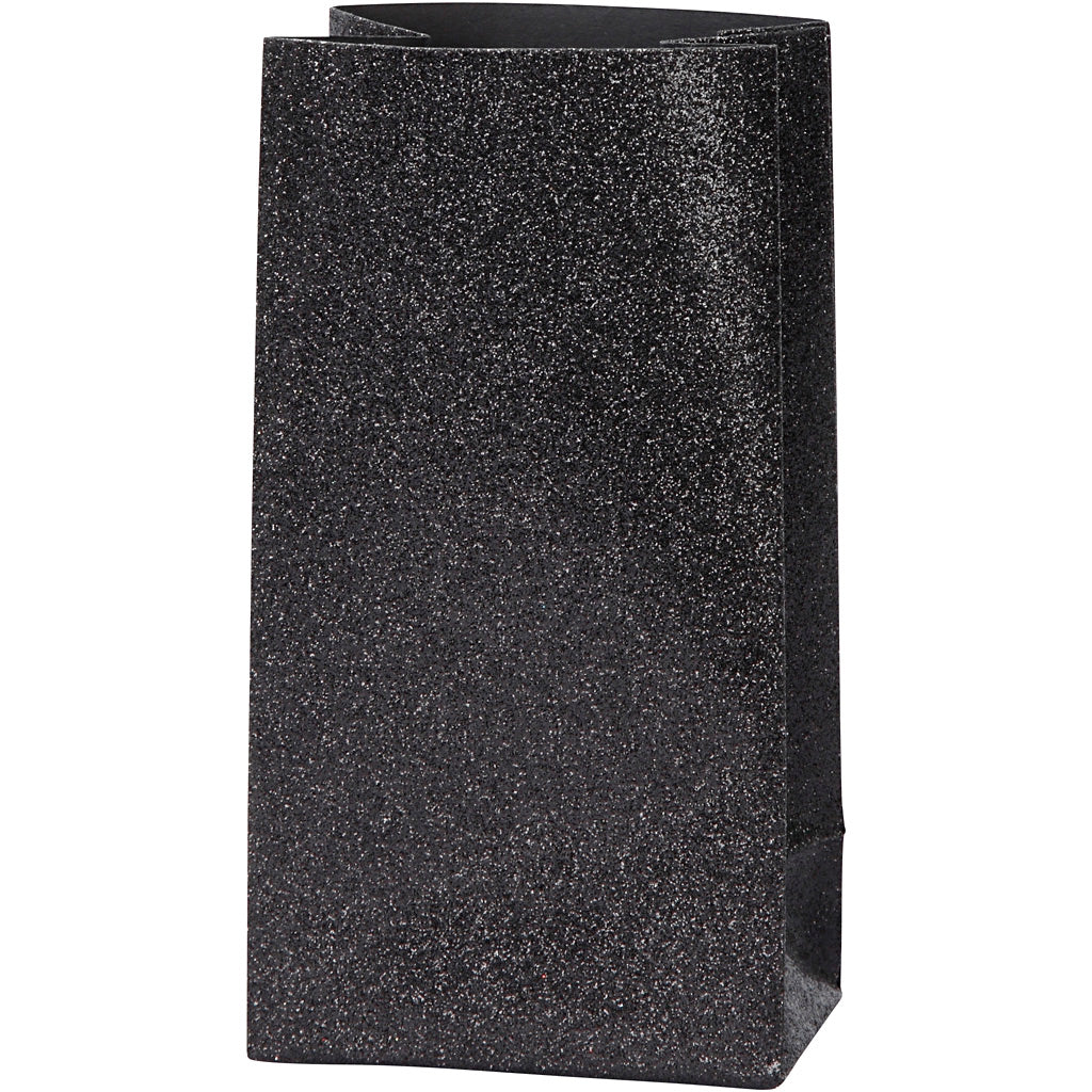 Buste di carta Vivi Gade, h: 17 cm, dimensioni 6x9 cm, 170 g, nero, 8 pezzi 1 scatola