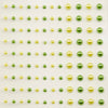 Vaessen creative • mezze perle autoadesive 3+5mm 108pz prateria
