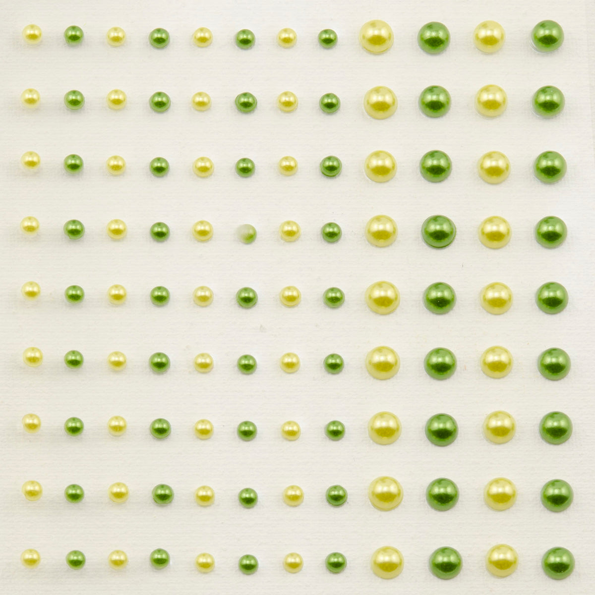 Vaessen creative • zelfklevende halve parels 3+5mm 108pcs prairie