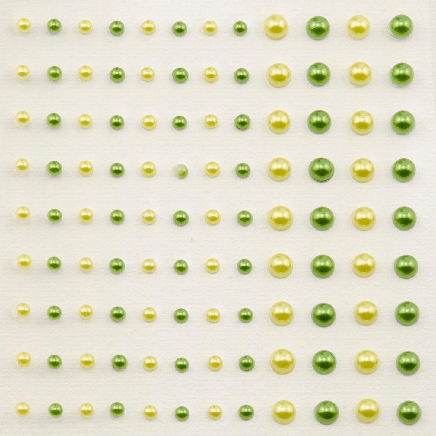 Vaessen creative • mezze perle autoadesive 3+5mm 108pz prateria