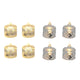 Svenska living tealight trasparente 3,7x5 cm scatola da 12