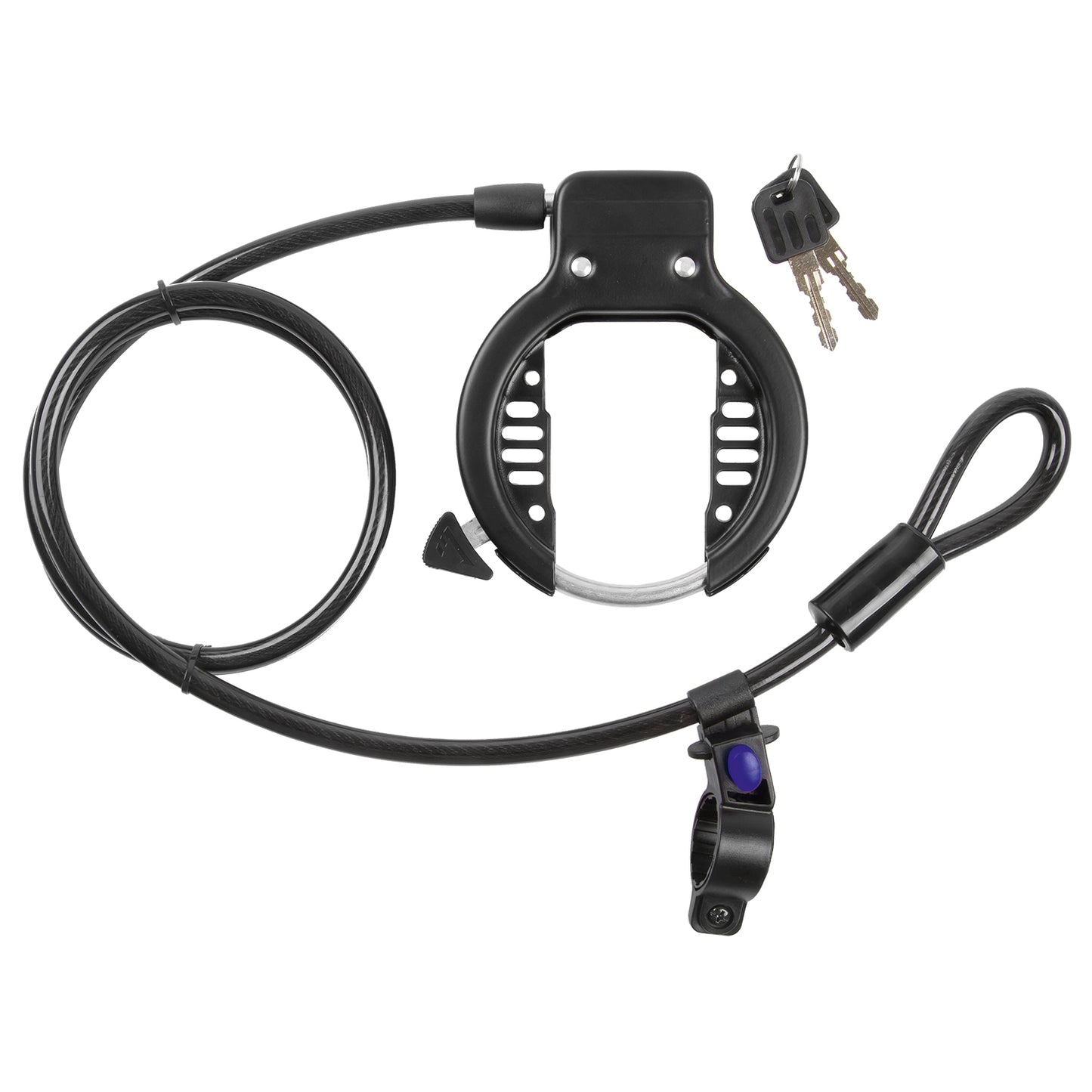 Lucchetto da telaio ad anello M-wave con cavo