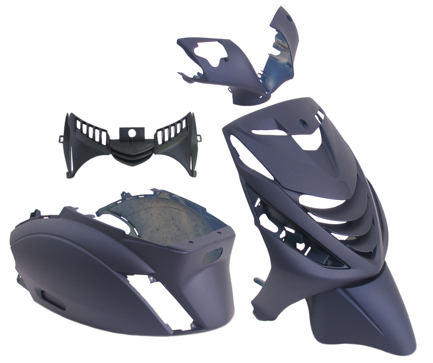 Edge plaatset 5-delig voor piaggio zip-sp vanaf bouwjaar 2000 - mat donkerblauw