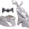 Edge plaatset 5-delig voor piaggio zip-sp vanaf bouwjaar 2000 - nardo grey