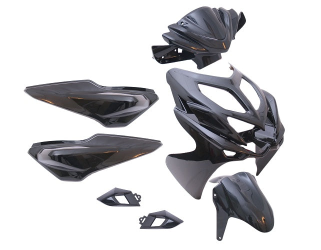 Almacenamiento de borde de 9 piezas Aerox-R del año 2014 Metallic Black