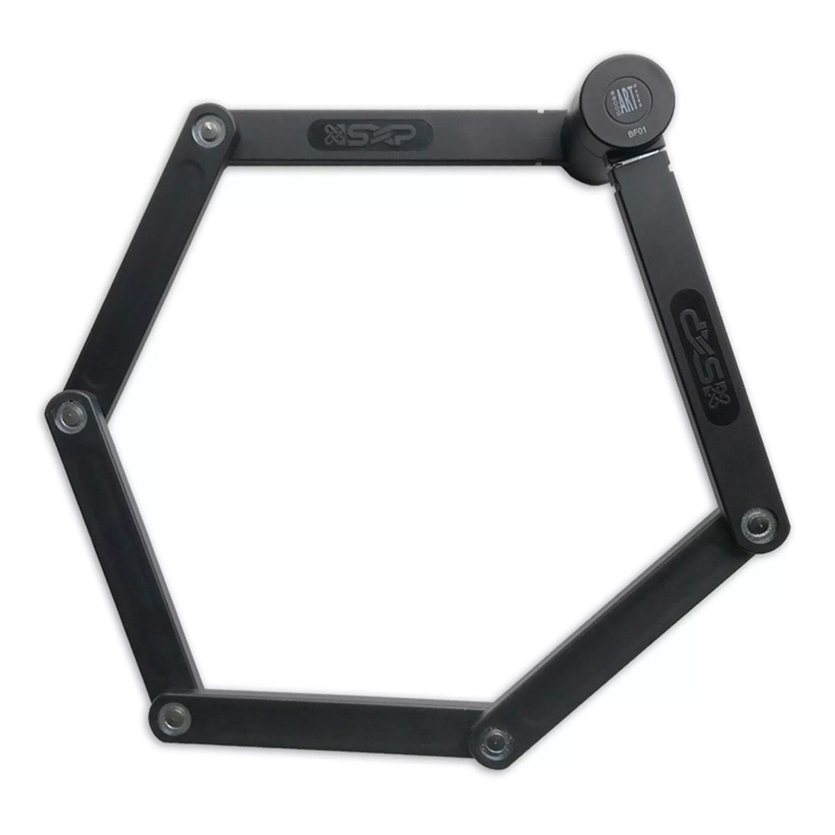 SXP ART 2 LOQUEO PLOTING - Acero duro, flexible, 80 cm, seguridad para bicicletas, negro