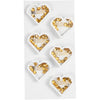 Adesivi shaker Creativ Company, d: 4 mm, l: 32 mm, l: 38 mm, bianco, 6 pezzi 1 scatola