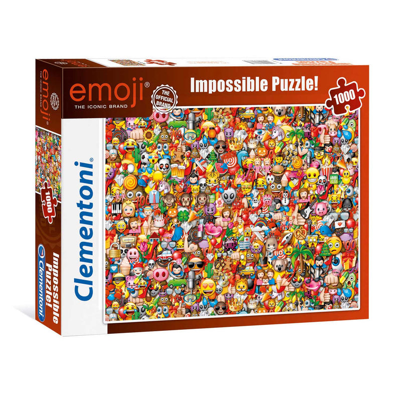 Clementoni impossibile puzzle emoji, 1000st.