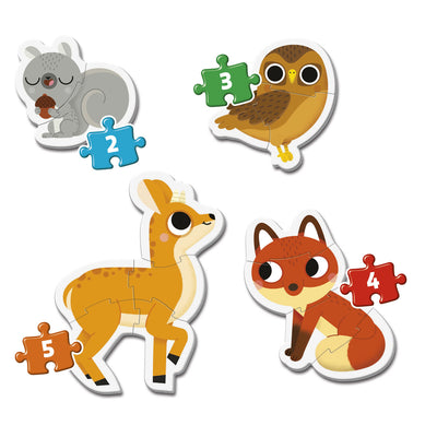 Clementoni i miei primi puzzle animali forestali