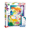 Clementoni puzzel grappige dino's, 2x20st.