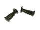Set di manico per etichetta bianca set da 110 mm nero