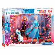 Clementoni Brilliant Puzzle Disney Frozen 2, 104st. - afbeelding 1