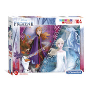 Clementoni glitter puzzle Disney Frozen 2, 104st. - afbeelding 1