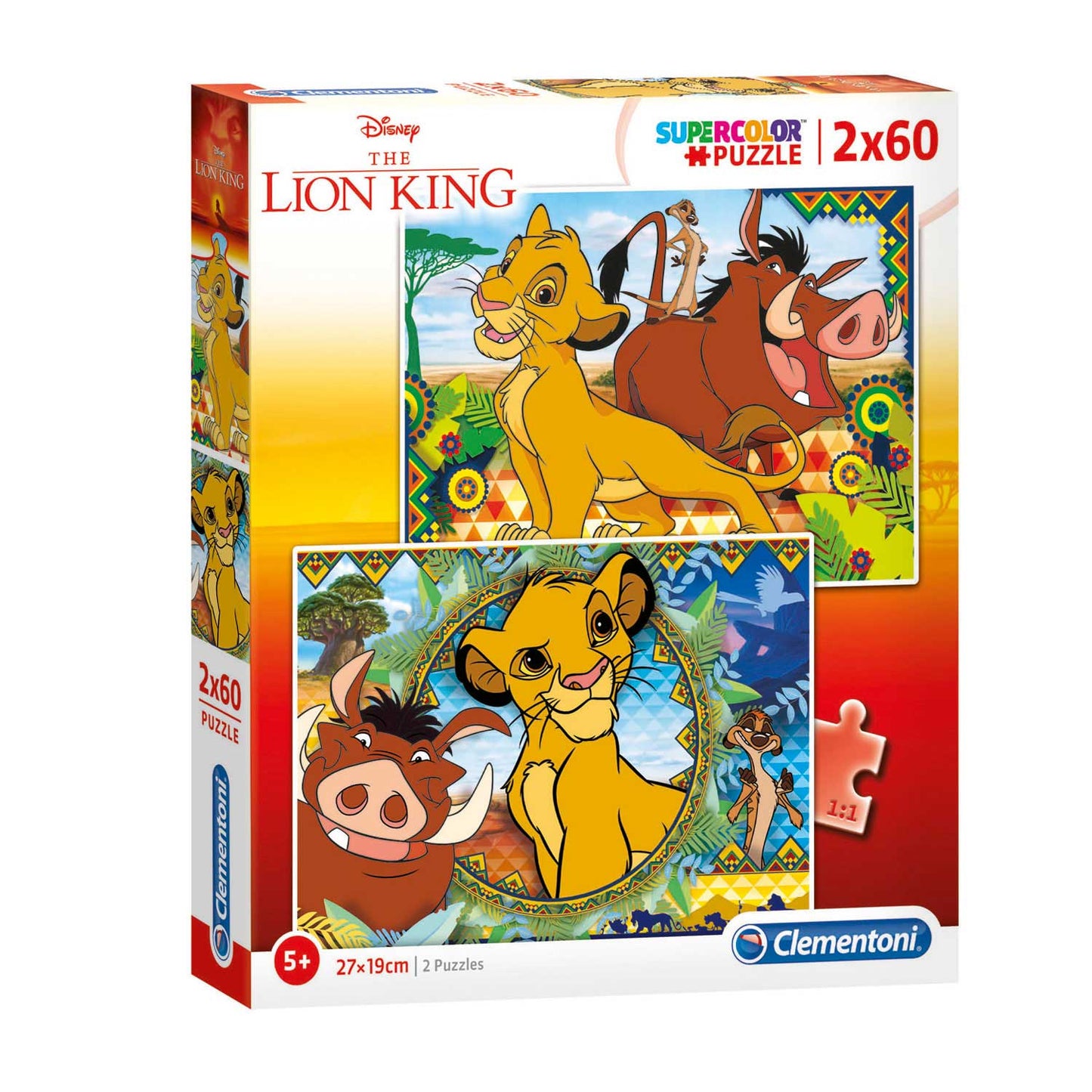 Clementoni puzzle the Lion King, 2x60st.