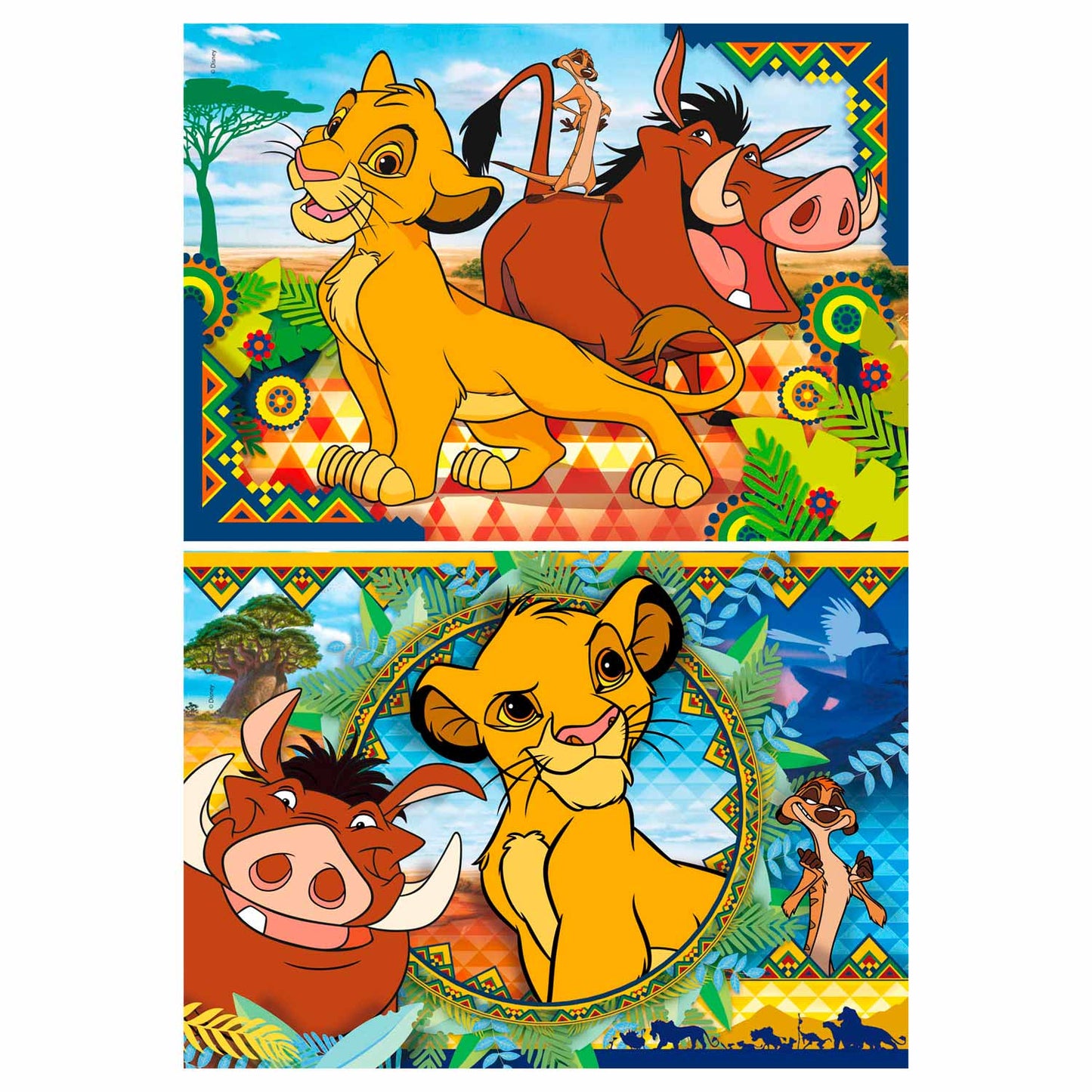 Clementoni puzzle the Lion King, 2x60st.