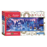 Clementoni Panorama Puzzel Kerst, 1000st. - afbeelding 1