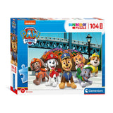Clementoni maxi puzzel paw patrol, 104st. - afbeelding 1