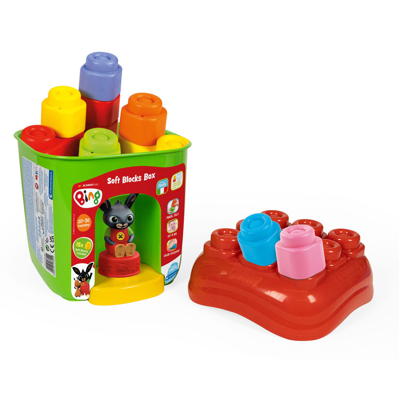 Clementoni Baby Clemmy Bloques suaves Bing