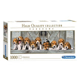 Clementoni Panorama Puzzle Beagles, 1000st. - afbeelding 1