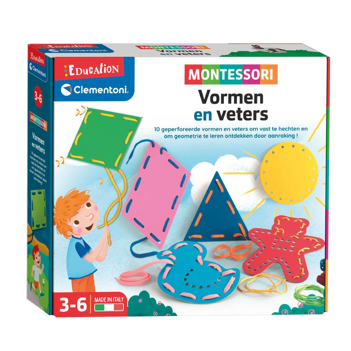 Clementoni Education Montessori Forme e lacci