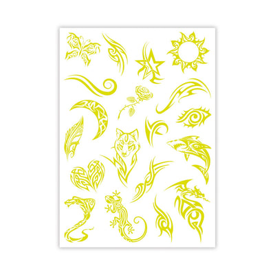 Clementoni Crazy Chic Urban Tattoos Glow in the Dark