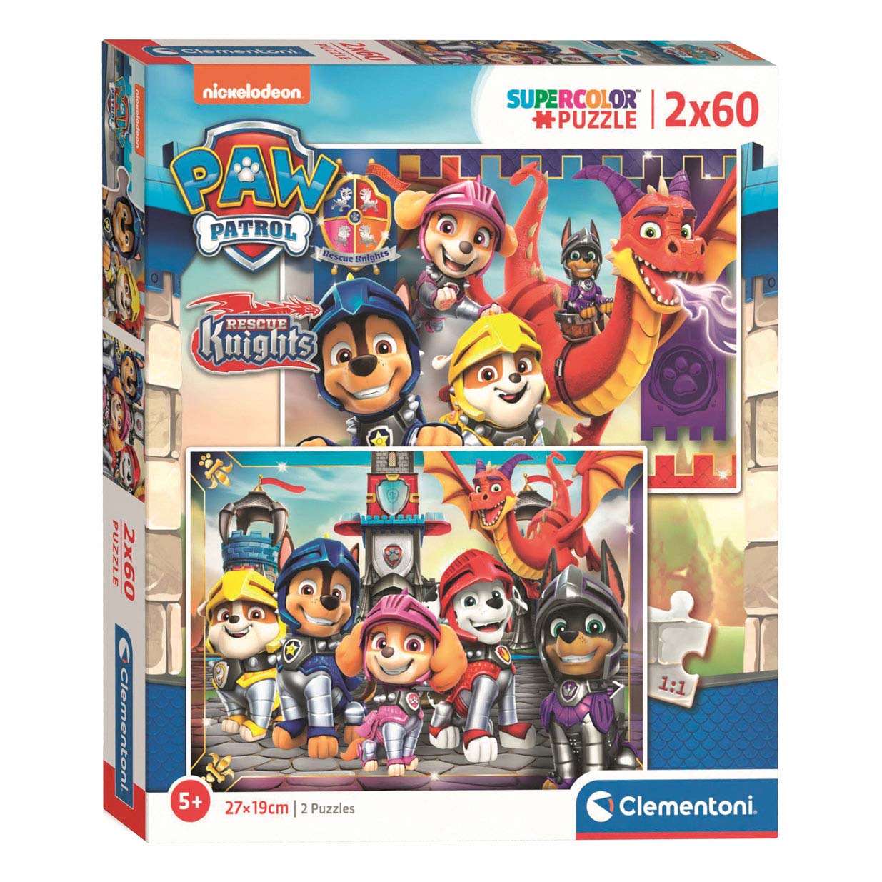 Clementoni Puzzel PAW Patrol, 2x60st.