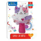 Clementoni Baby Pluchen Rammelaar Kat - afbeelding 2