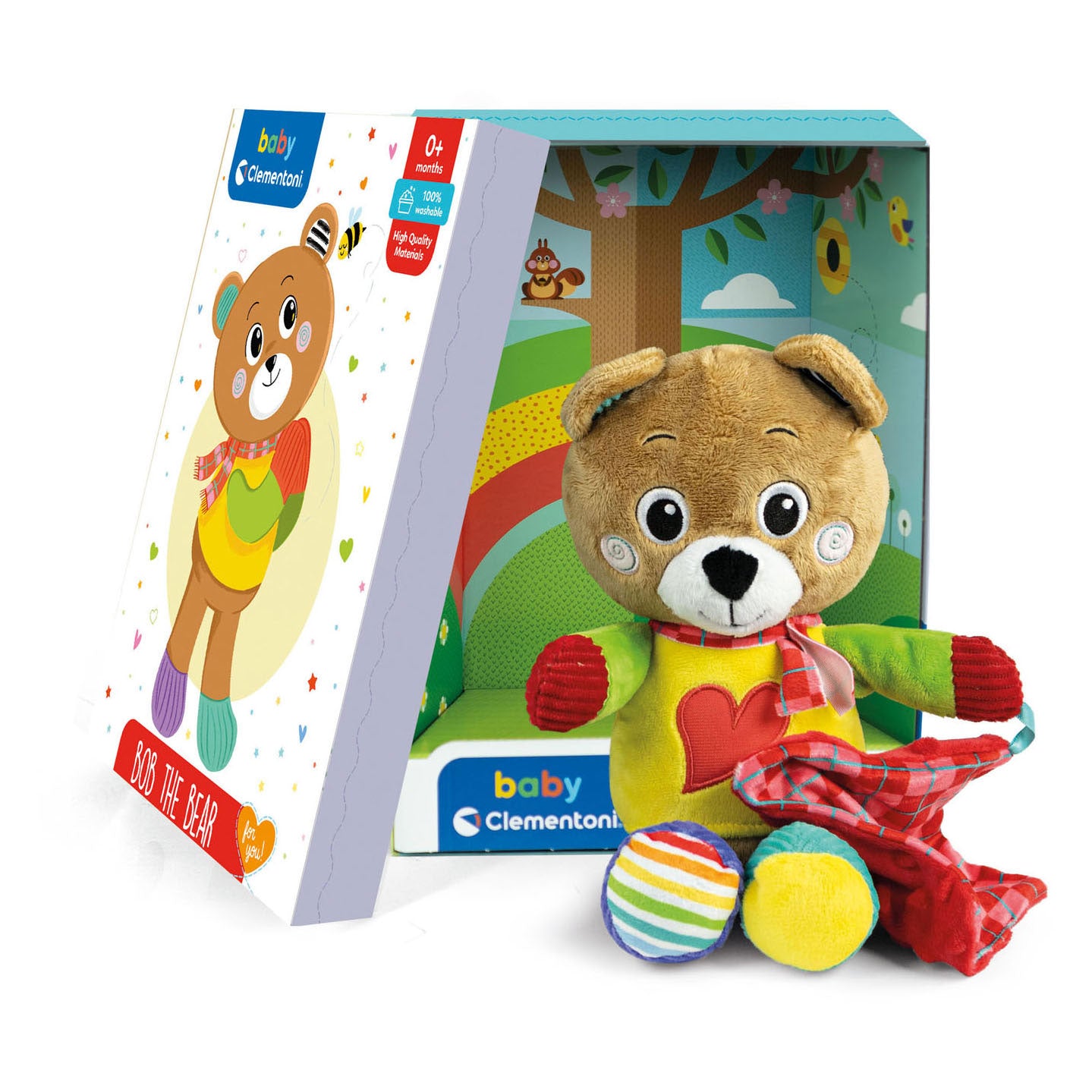 Clementoni Baby Pluchen Cuddle Bob de Beer
