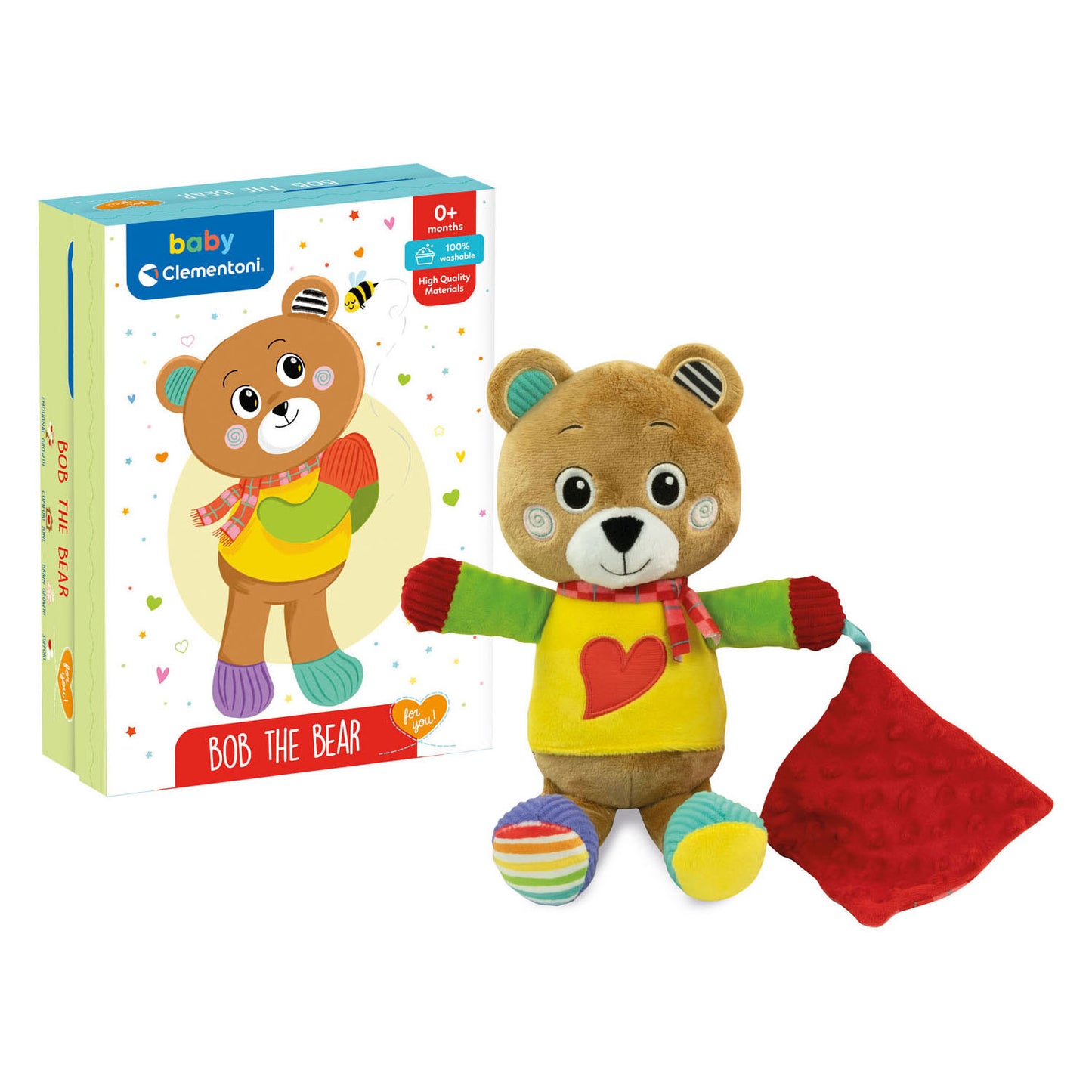 Clementoni Baby Pluchen Cuddle Bob de Beer