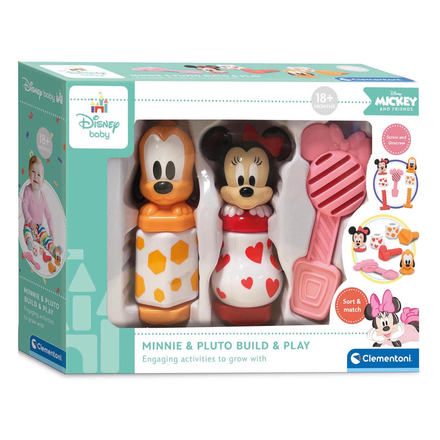 Clementoni Disney Baby Minnie Mouse Bouw Speel