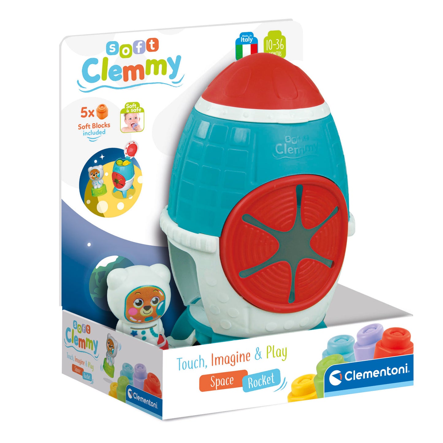 Clementoni baby clemmy sensoriale con blocchi