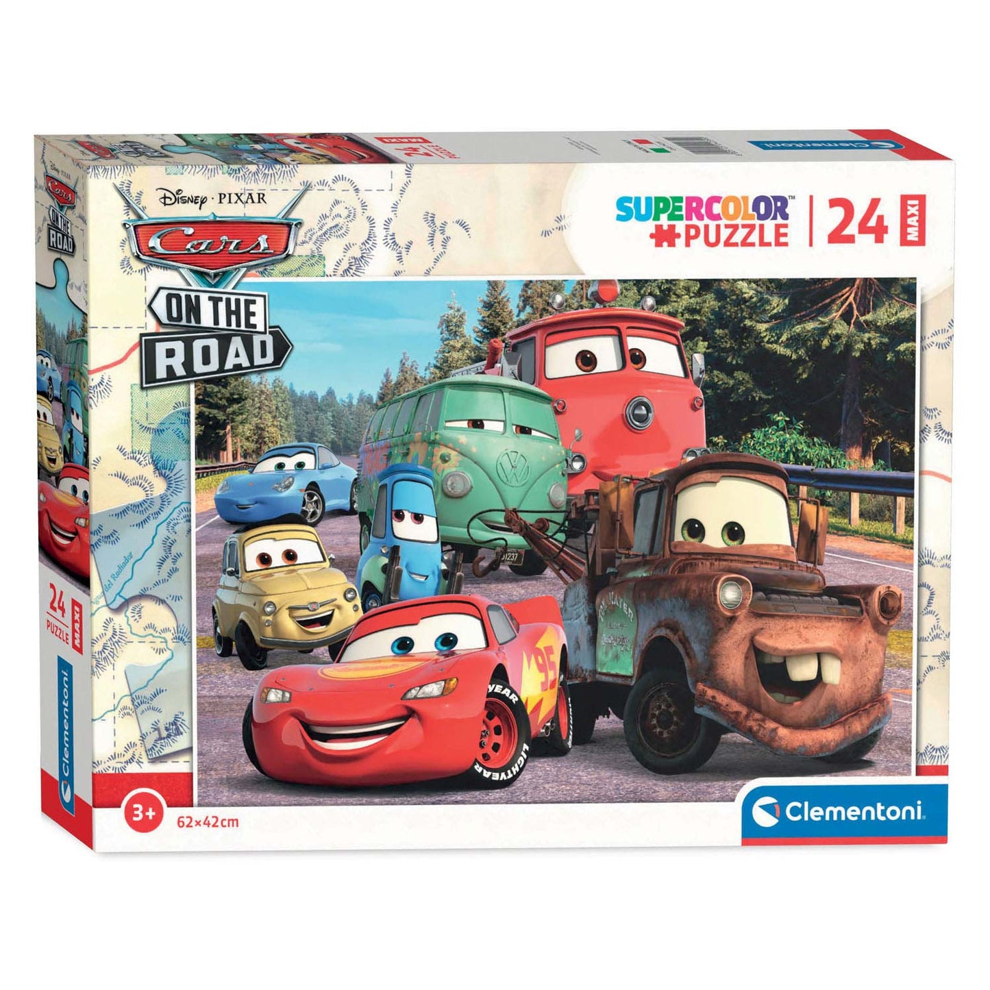 Clementoni Maxi Jigsaw Puzzle Cars, 24 °.