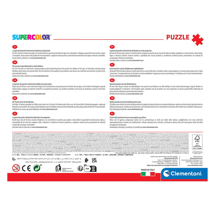 Clementoni maxi legpuzzel cars, 24st.