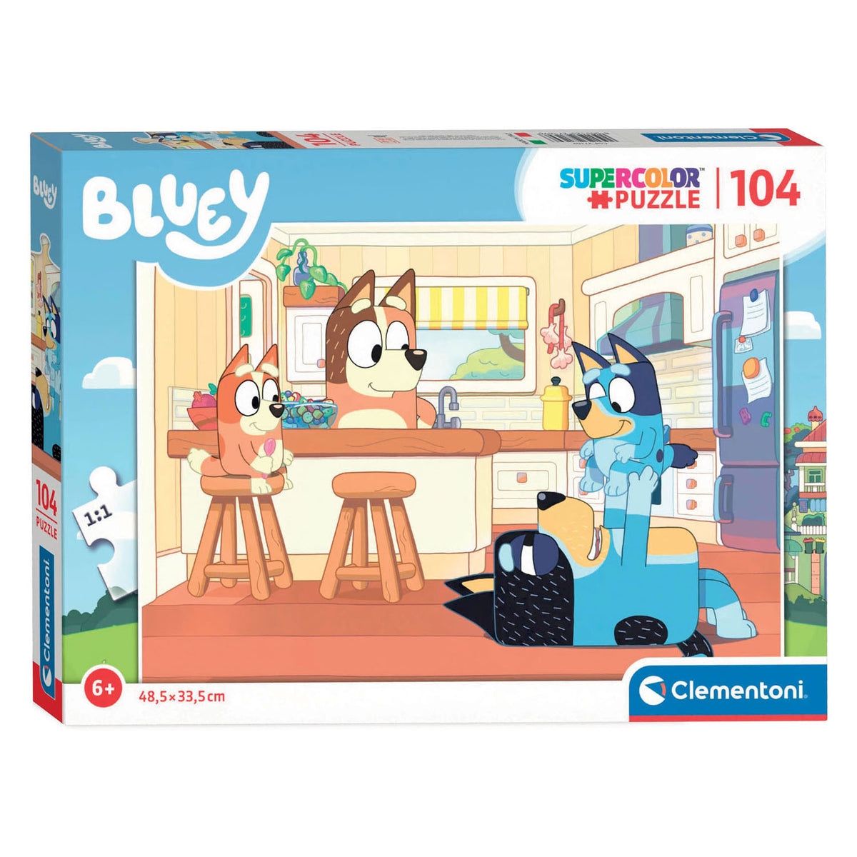 Puzzle Clementoni Jigsaw - Bluey in cucina, 104st.