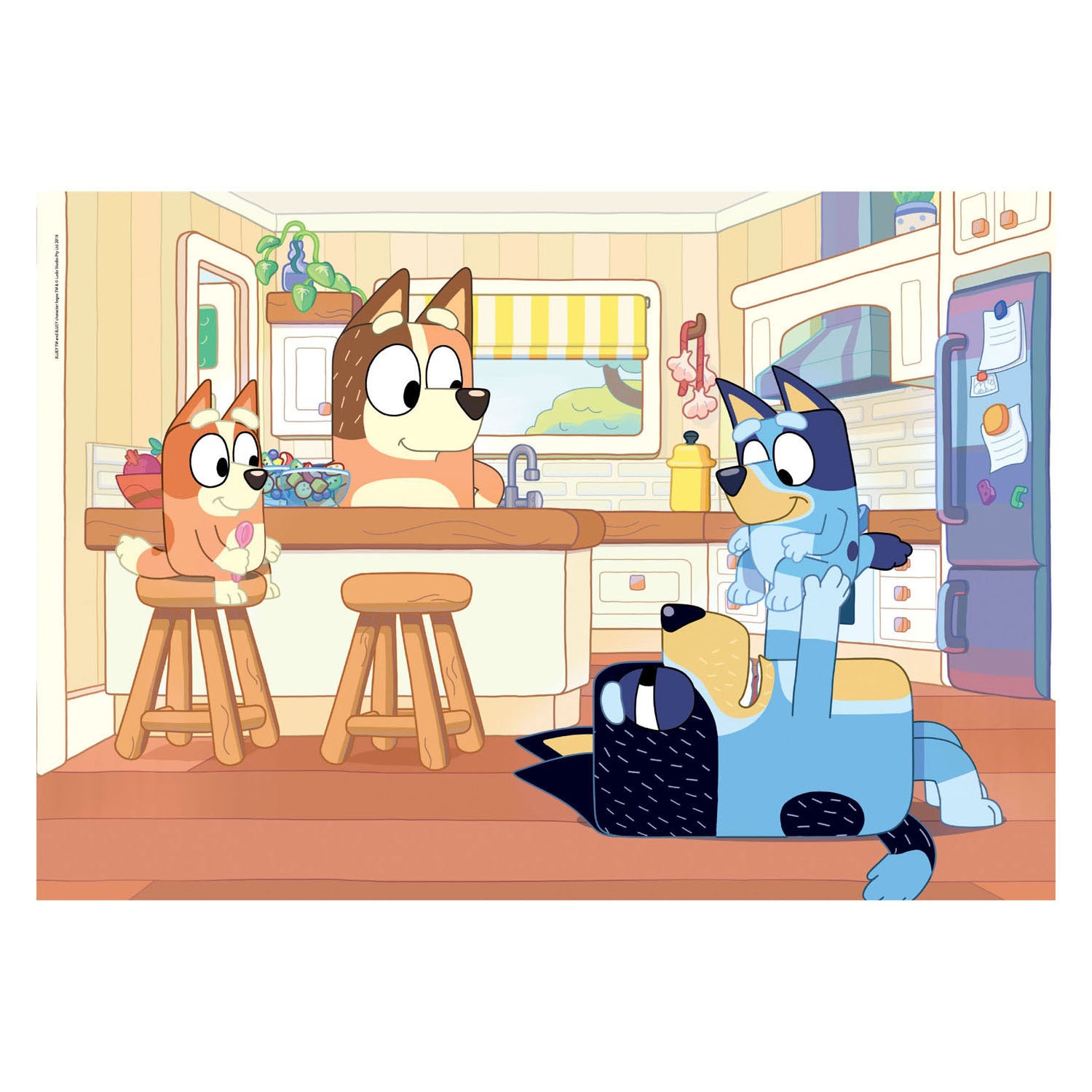 Puzzle Clementoni Jigsaw - Bluey in cucina, 104st.
