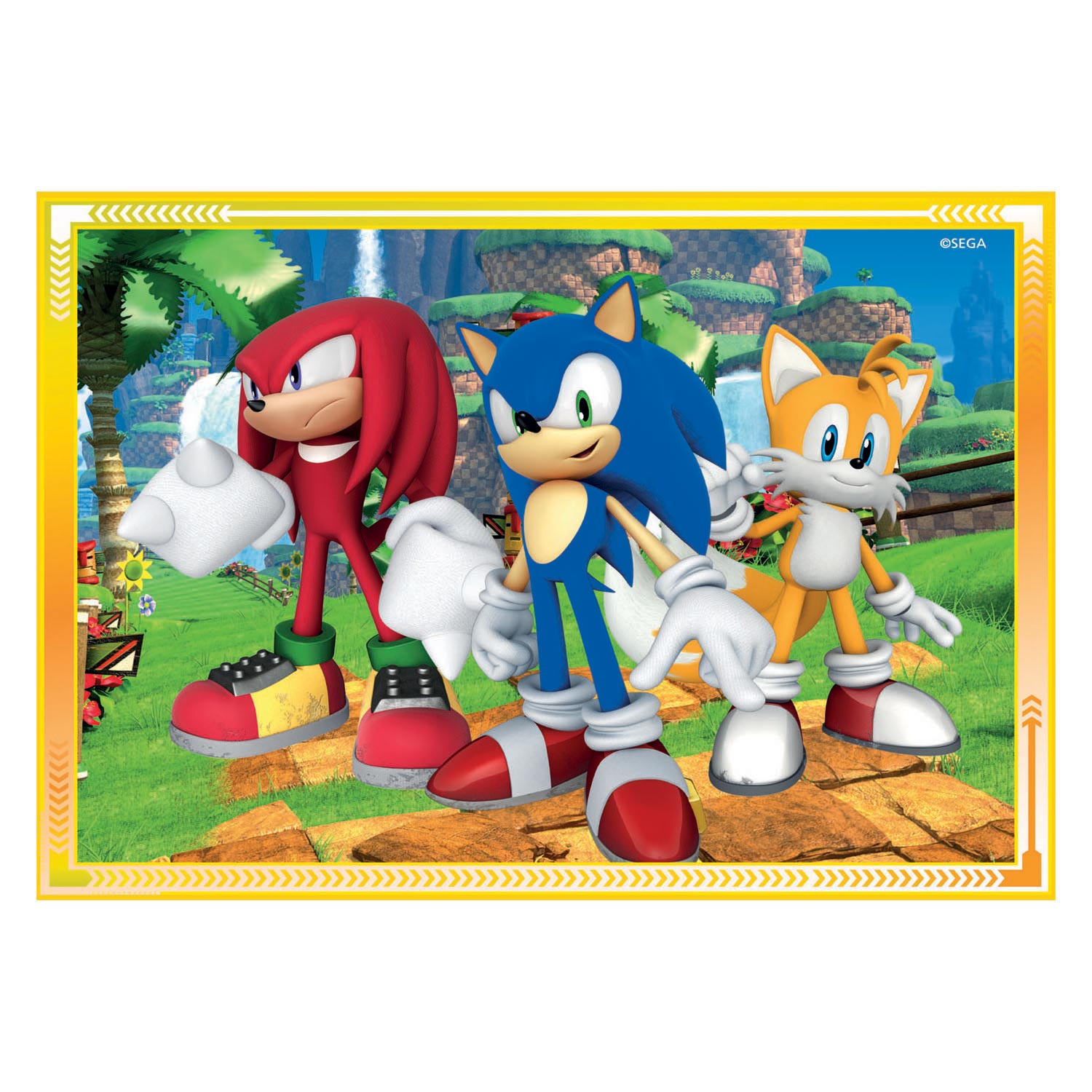 Clementoni puzzle Sonic, 4in1